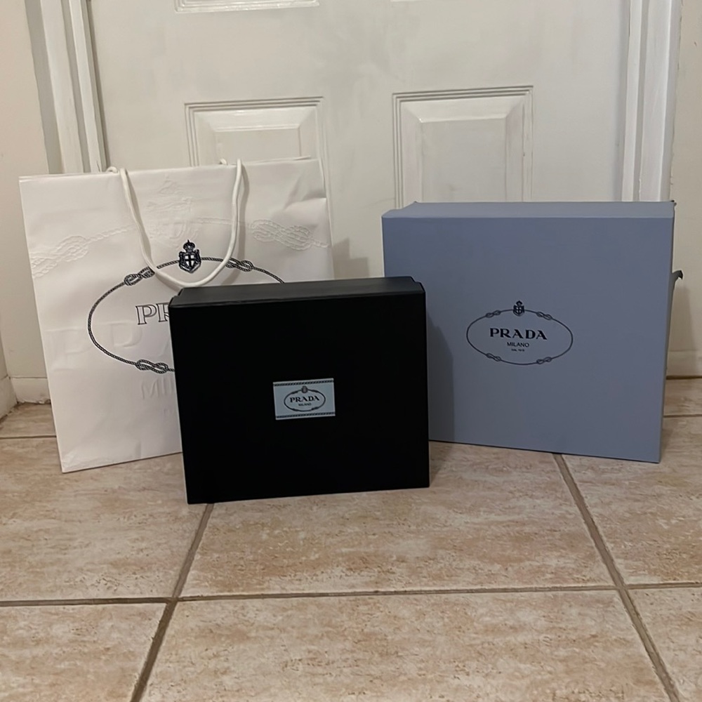 PRADA *100% Authentic* Bundle of boxes and shopping bag